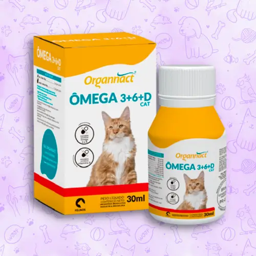 Ômega 3+6+D Cat Suplemento Alimentar